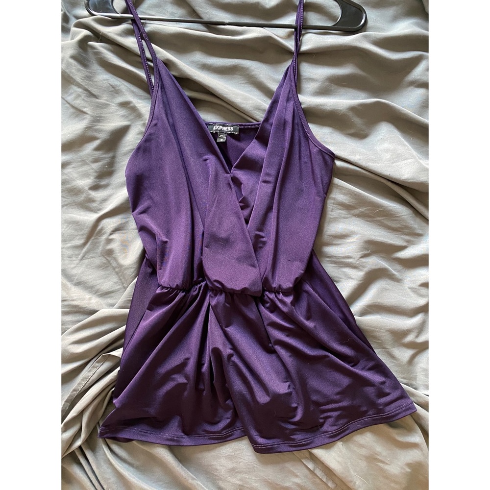 Express purple dress shirt
